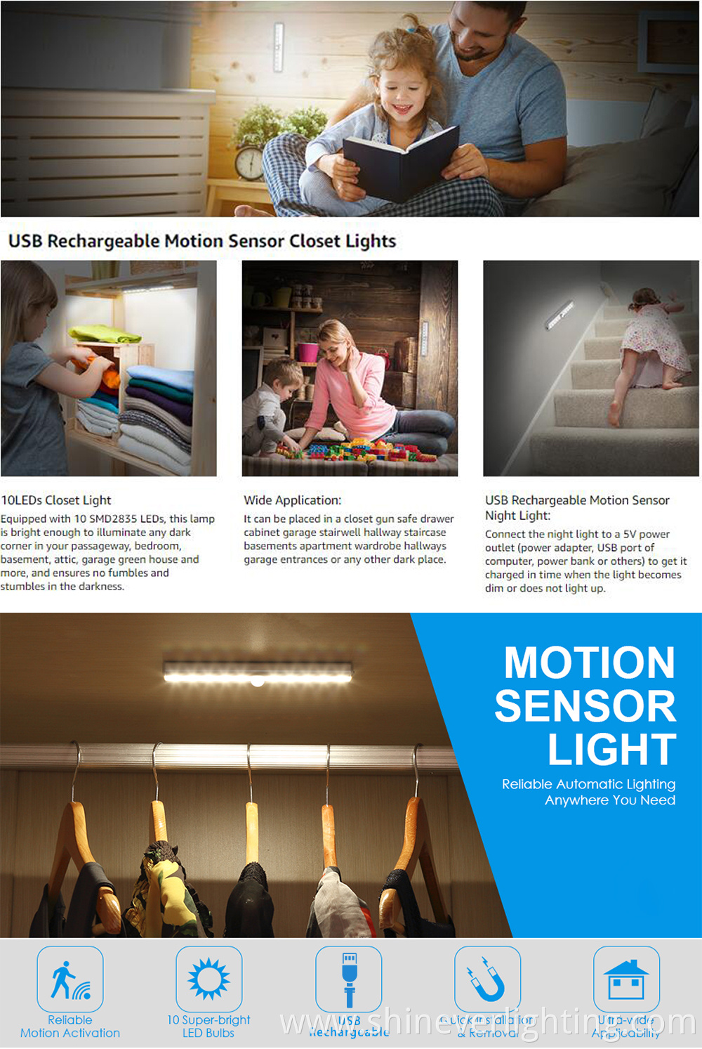 Cupboard Motion Activated Lights